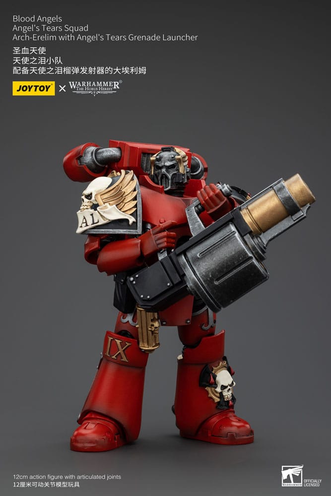 Warhammer The Horus Heresy Action Figure 1/18 Blood Angels Angel's Tears Squad Arch-Erelim with Angel's Tears Grenade Launcher 12 cm 6927054400379