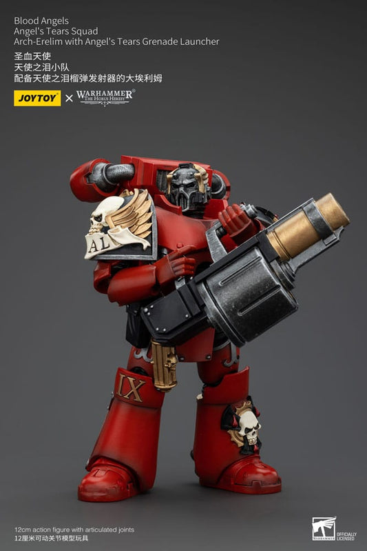 Warhammer The Horus Heresy Action Figure 1/18 Blood Angels Angel's Tears Squad Arch-Erelim with Angel's Tears Grenade Launcher 12 cm 6927054400379