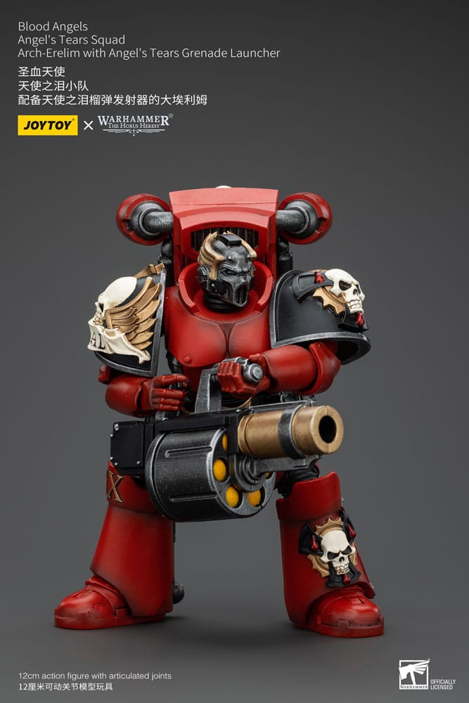 Warhammer The Horus Heresy Action Figure 1/18 Blood Angels Angel's Tears Squad Arch-Erelim with Angel's Tears Grenade Launcher 12 cm 6927054400379