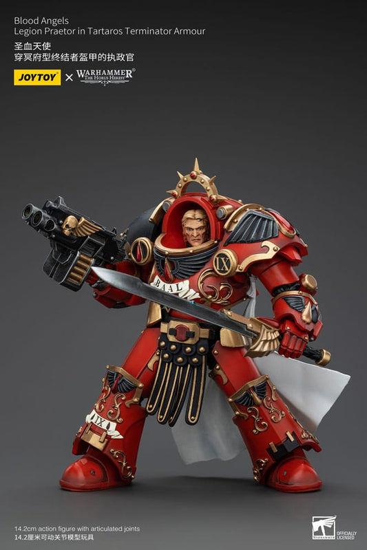 Warhammer The Horus Heresy Action Figure 1/18 Blood Angels Legion Praetor in Tartaros Terminator Armour 14 cm 6927054400386