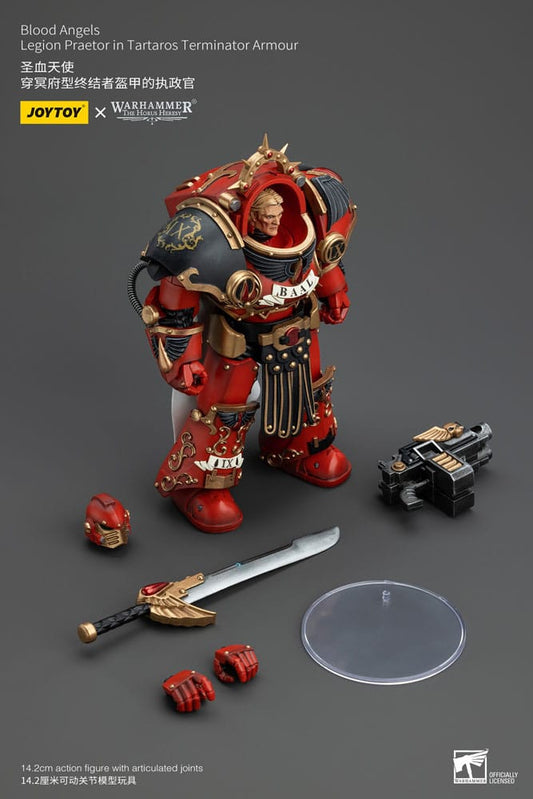 Warhammer The Horus Heresy Action Figure 1/18 Blood Angels Legion Praetor in Tartaros Terminator Armour 14 cm 6927054400386
