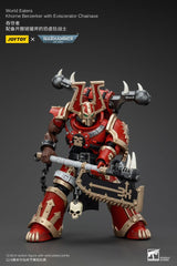 Warhammer 40k Action Figure 1/18 World Eaters Khorne Berzerker with Eviscerator Chainaxe 13 cm 6927054400553