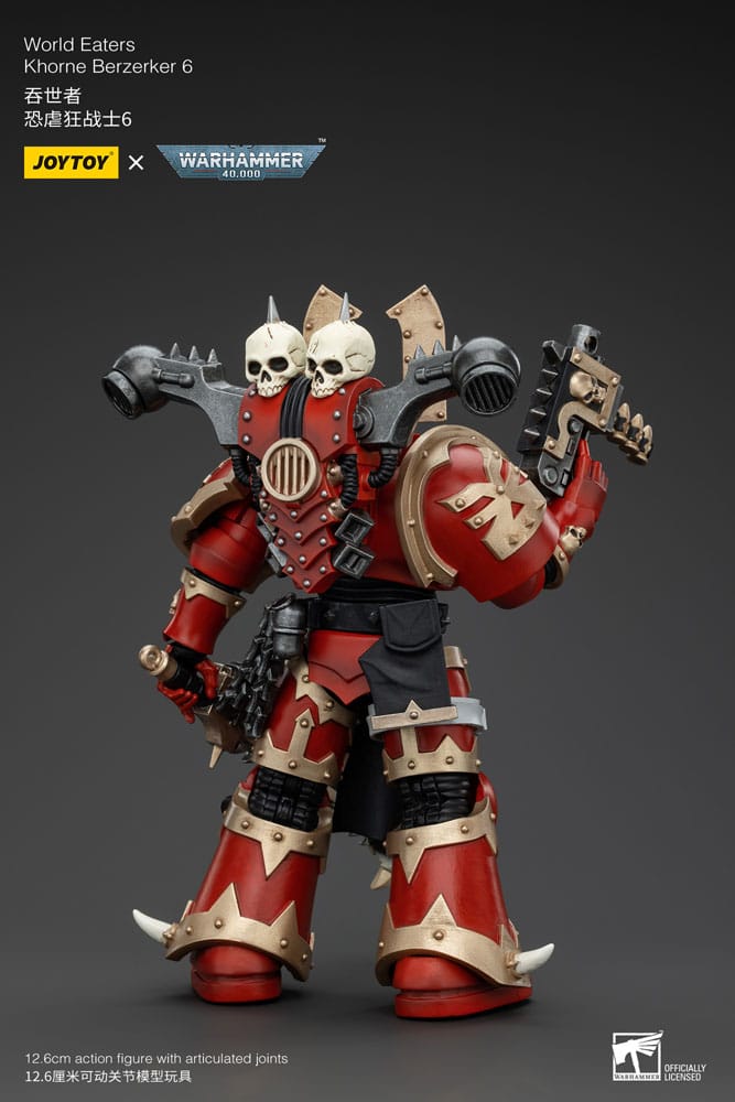 Warhammer 40k Action Figure 1/18 World Eaters Khorne Berzerker 6 13 cm 6927054400621