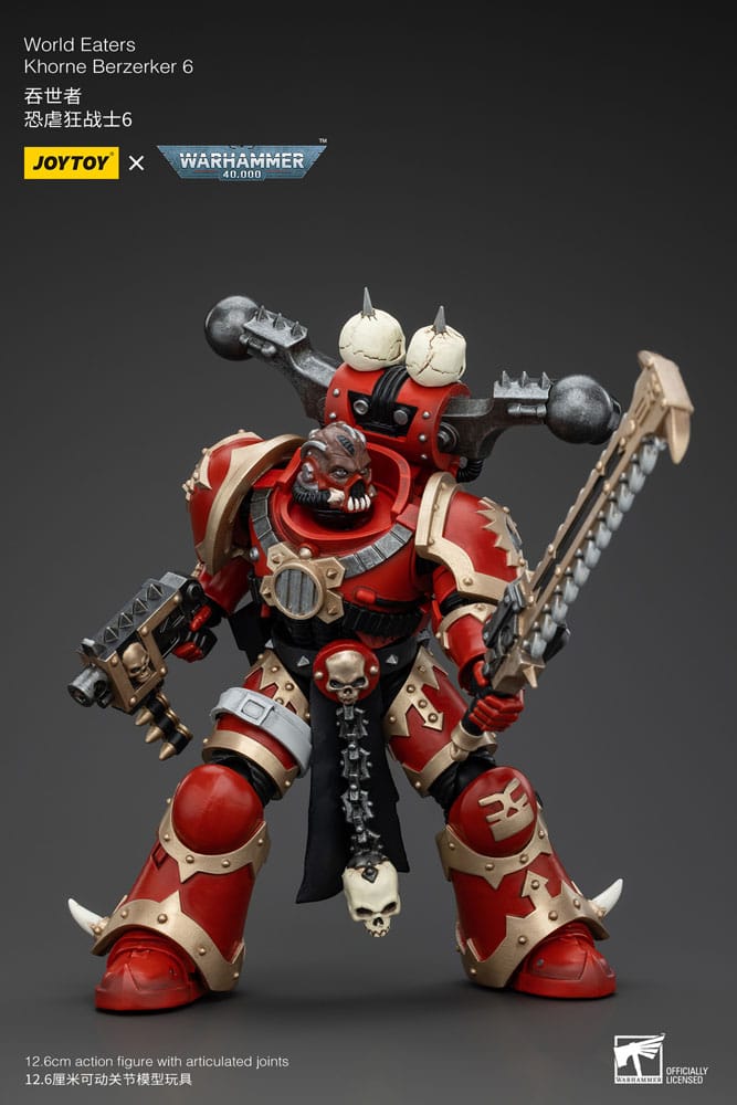 Warhammer 40k Action Figure 1/18 World Eaters Khorne Berzerker 6 13 cm 6927054400621