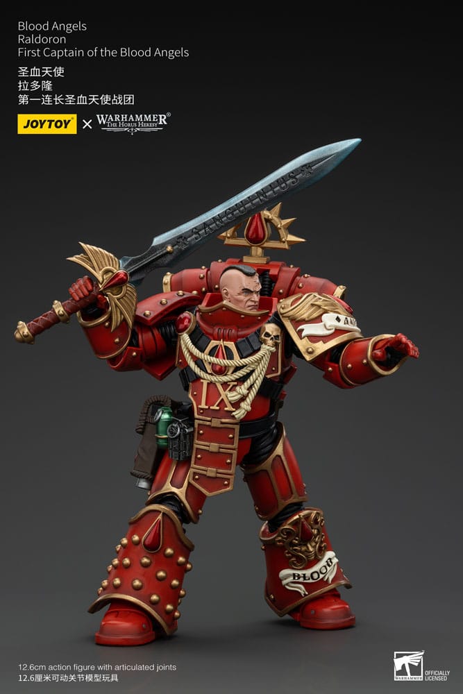 Warhammer The Horus Heresy Action Figure 1/18 Blood Angels Raldoron First Captain of the Blood Angels 13 cm 6927054400720