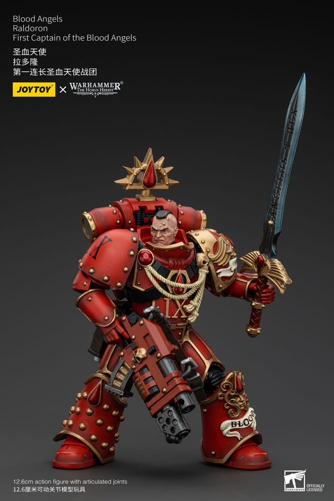 Warhammer The Horus Heresy Action Figure 1/18 Blood Angels Raldoron First Captain of the Blood Angels 13 cm 6927054400720
