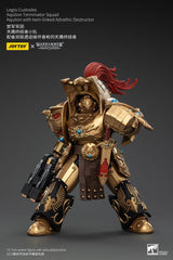 Warhammer The Horus Heresy Action Figure 1/18 Legio Custodes Aquilon Terminator Squad Aquilon with twin-linked Adrathic Destructor 14 cm 6927054400751