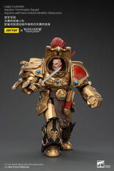 Warhammer The Horus Heresy Action Figure 1/18 Legio Custodes Aquilon Terminator Squad Aquilon with twin-linked Adrathic Destructor 14 cm 6927054400751