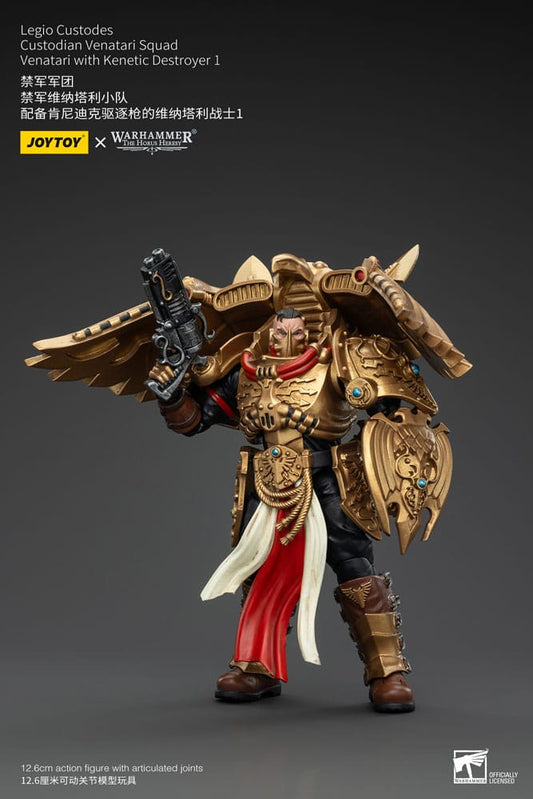 Warhammer The Horus Heresy Action Figure 1/18 Legio Custodes Custodian Venatari Squad Venatari with Kenetic Destroyer 1 13 cm 6927054400775
