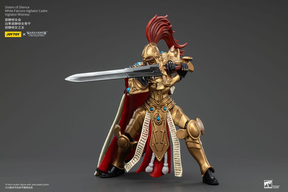 Warhammer The Horus Heresy Actionfigur Sisters of Silence White Falcons Vigilator Cadre Vigilator Mistress 19 cm 6927054400850