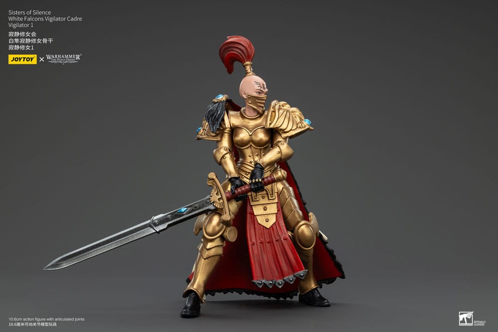 Warhammer The Horus Heresy Actionfigur Sisters of Silence White Falcons Vigilator Cadre Vigilator 1 19 cm 6927054400867