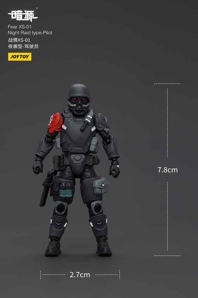 Battle For the Stars Actionfigur Fear XS-01 Night Raid type-Pilot 12 cm 6927054401239