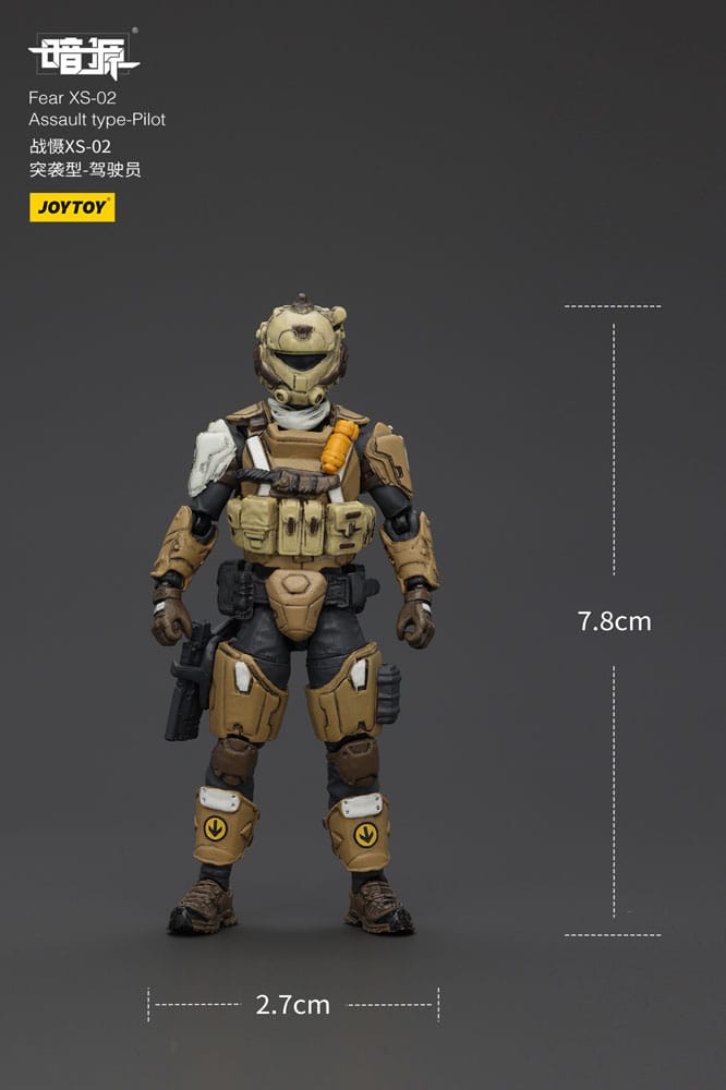 Battle For the Stars Actionfigur Fear XS-02 Assault type-Pilot 12 cm 6927054401246