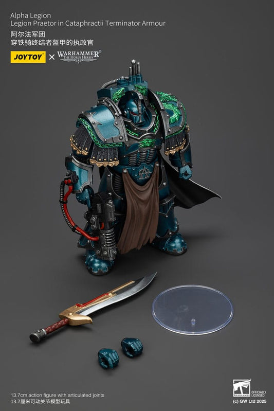 Warhammer The Horus Heresy Action Figure Alpha Legion Legion Praetor in Cataphractii Terminator Armour 18 cm 6927054401260