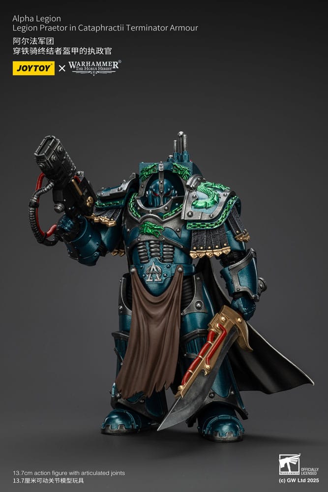Warhammer The Horus Heresy Action Figure Alpha Legion Legion Praetor in Cataphractii Terminator Armour 18 cm 6927054401260