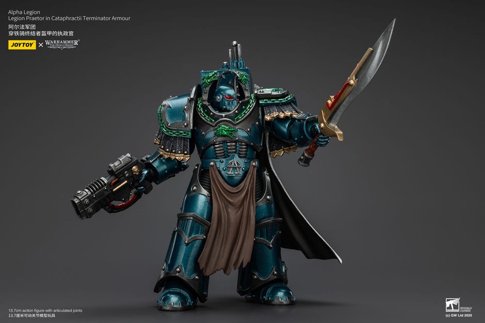 Warhammer The Horus Heresy Action Figure Alpha Legion Legion Praetor in Cataphractii Terminator Armour 18 cm 6927054401260