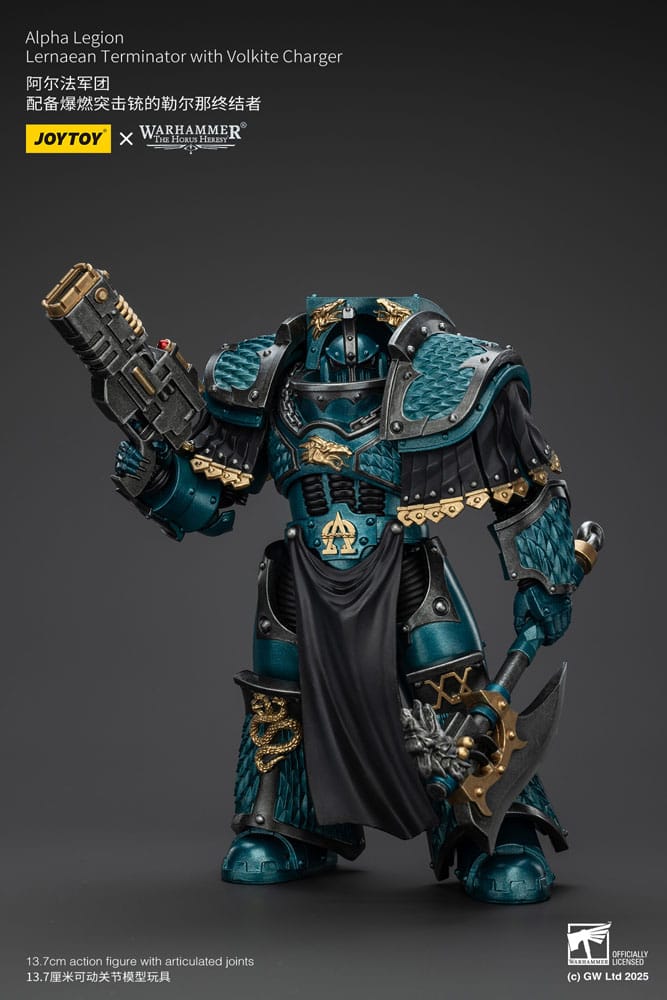 Warhammer The Horus Heresy Action Figure Alpha Legion Lernaean Terminator with Volkite Charger 20 cm 6927054401277