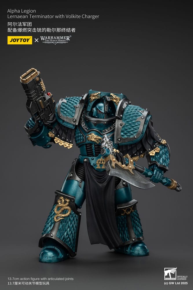 Warhammer The Horus Heresy Action Figure Alpha Legion Lernaean Terminator with Volkite Charger 20 cm 6927054401277