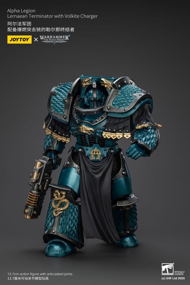 Warhammer The Horus Heresy Action Figure Alpha Legion Lernaean Terminator with Volkite Charger 20 cm 6927054401277