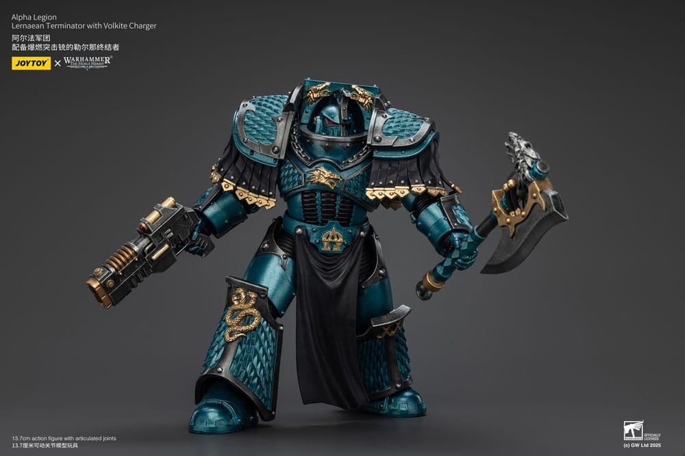 Warhammer The Horus Heresy Action Figure Alpha Legion Lernaean Terminator with Volkite Charger 20 cm 6927054401277