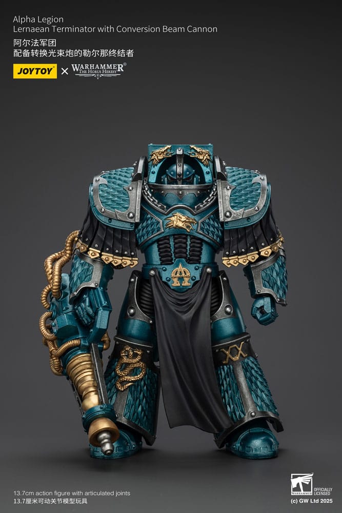 Warhammer The Horus Heresy Action Figure Alpha Legion Lernaean Terminator with Conversion Beam Cannon 20 cm 6927054401284
