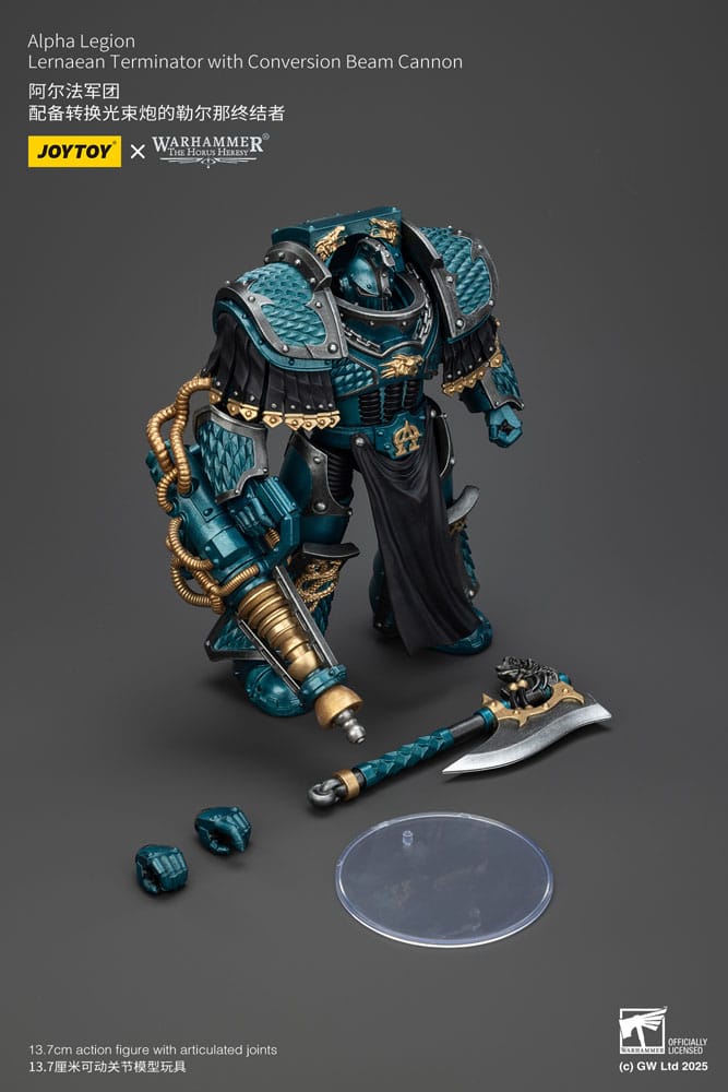Warhammer The Horus Heresy Action Figure Alpha Legion Lernaean Terminator with Conversion Beam Cannon 20 cm 6927054401284