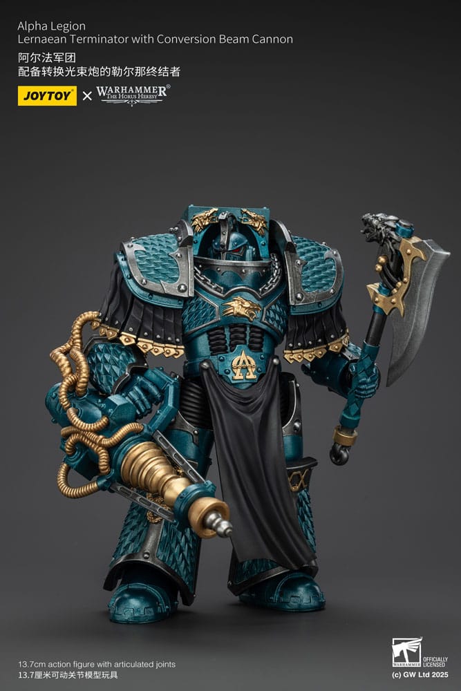 Warhammer The Horus Heresy Action Figure Alpha Legion Lernaean Terminator with Conversion Beam Cannon 20 cm 6927054401284