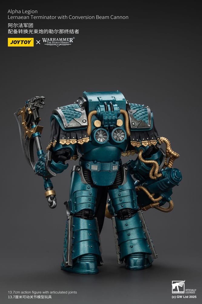 Warhammer The Horus Heresy Action Figure Alpha Legion Lernaean Terminator with Conversion Beam Cannon 20 cm 6927054401284