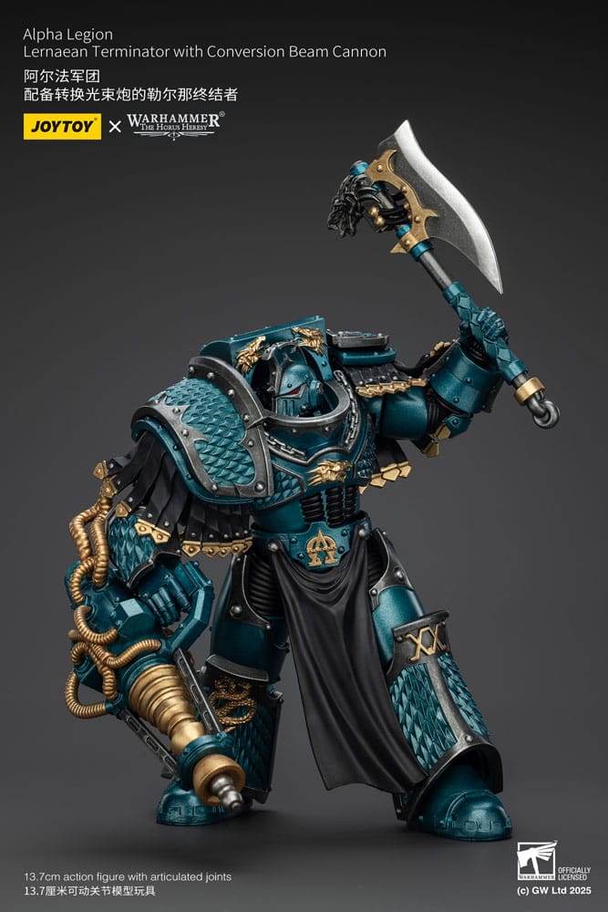 Warhammer The Horus Heresy Action Figure Alpha Legion Lernaean Terminator with Conversion Beam Cannon 20 cm 6927054401284
