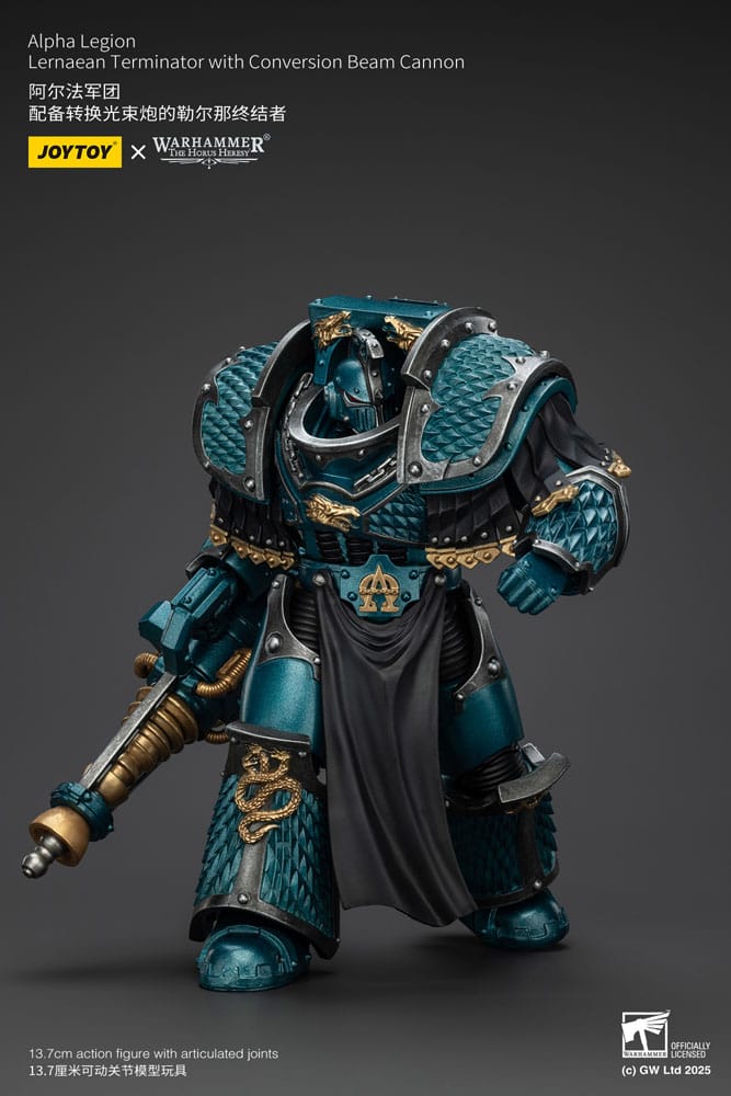 Warhammer The Horus Heresy Action Figure Alpha Legion Lernaean Terminator with Conversion Beam Cannon 20 cm 6927054401284