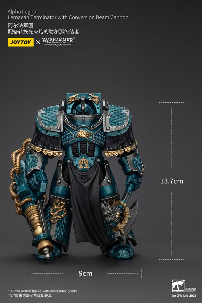 Warhammer The Horus Heresy Action Figure Alpha Legion Lernaean Terminator with Conversion Beam Cannon 20 cm 6927054401284