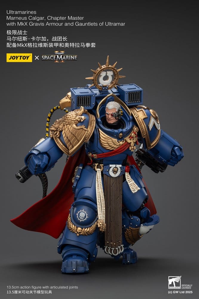Warhammer 40,000 Actionfigur Ultramarines Marneus Calgar, Chapter Master 14 cmWarhammer 40,000 Action Figure Ultramarines Marneus Calgar, Chapter Master 14 cmWarhammer 40,000 figurine Ultramarines Marneus Calgar, Chapter Master 14 cmWarhammer 40,000 Figur 6927054401338