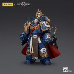 Warhammer 40k Action Figure Ultramarines Marneus Calgar Chapter Master with MKX Gravis Armour and Gauntlets of Ultramar 20 cm 6927054401338