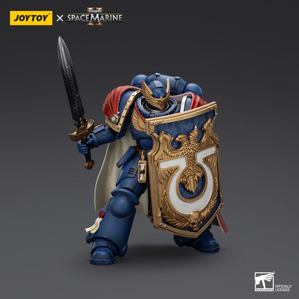 Warhammer 40k Action Figure Ultramarines Victrix Honour Guardwith Storm Shield And Power Sword 20 cm 6927054401345