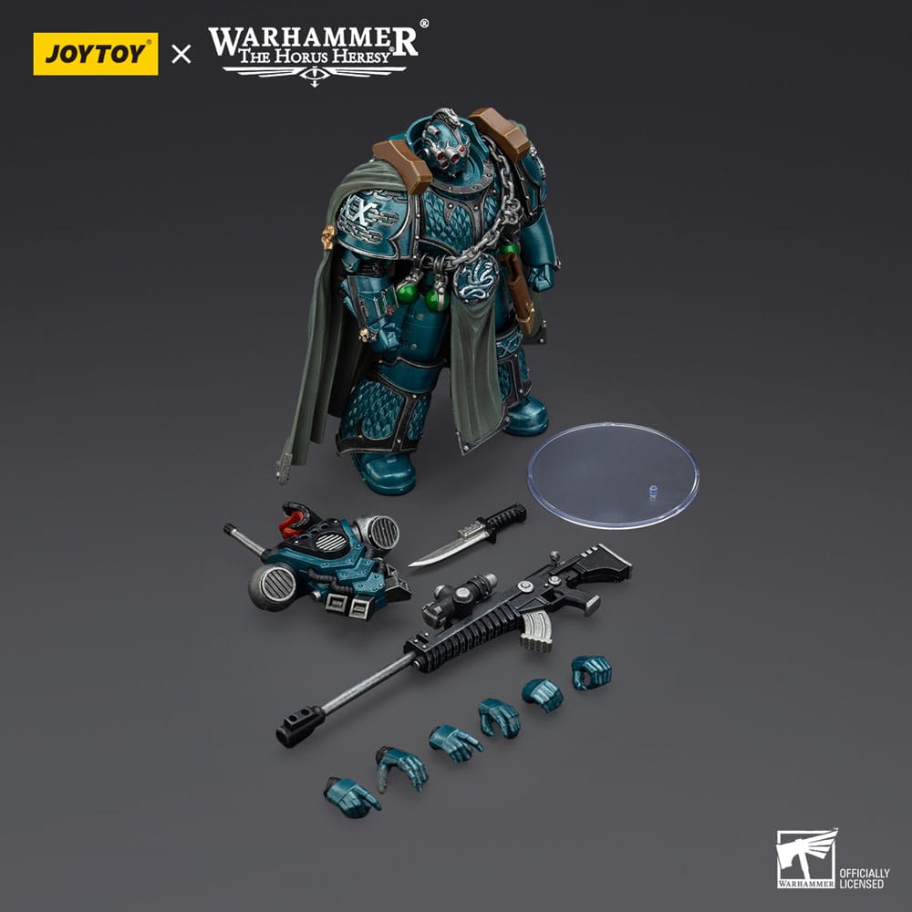 Warhammer The Horus Heresy Action Figure Alpha Legion Exodus The One who is Many With Sniper Rifle And Power Dagger 20 cm 6927054401390