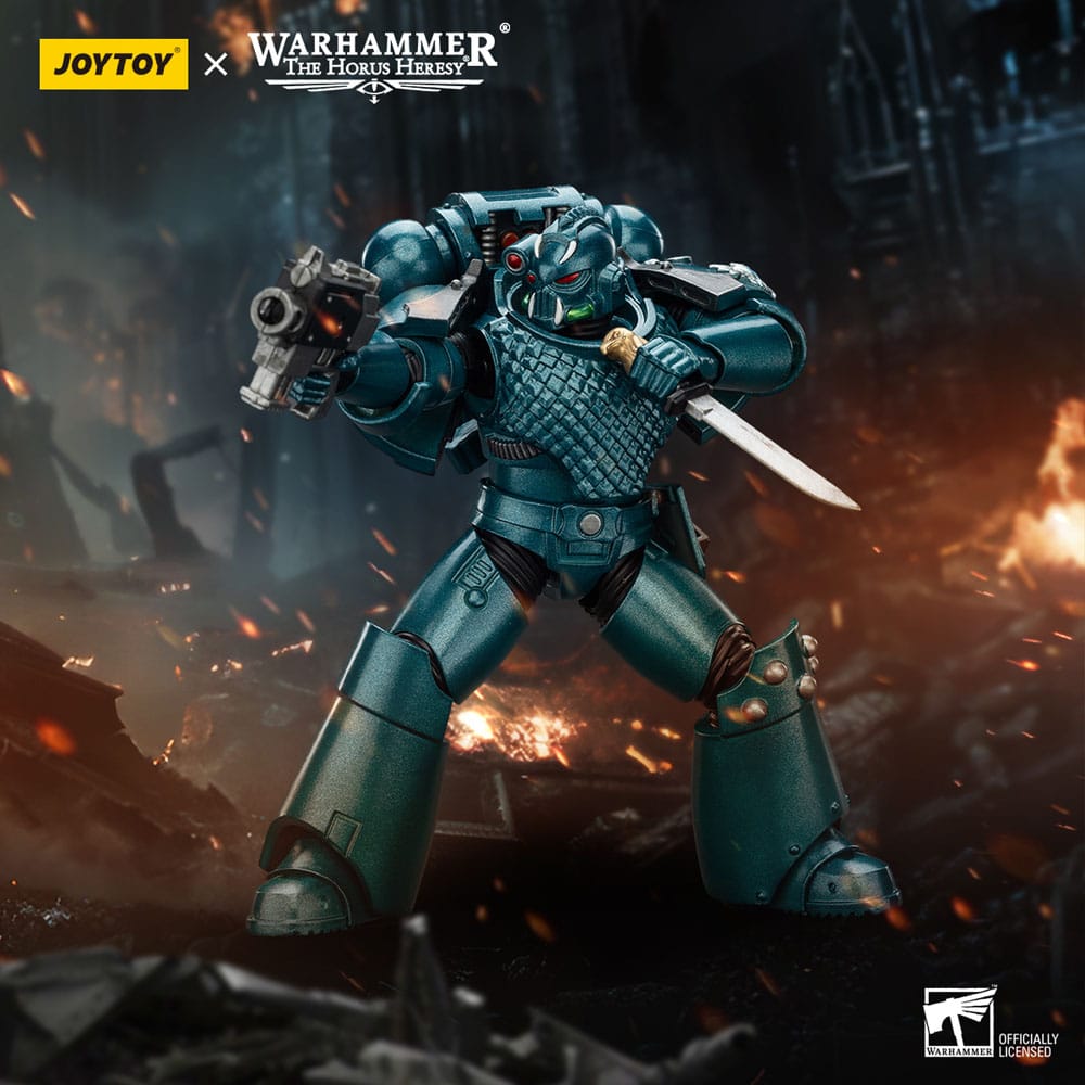 Warhammer The Horus Heresy Action Figure Alpha Legion Head hunter With Banestrike Combi-Bolter And Power Dagger 20 cm 6927054401406