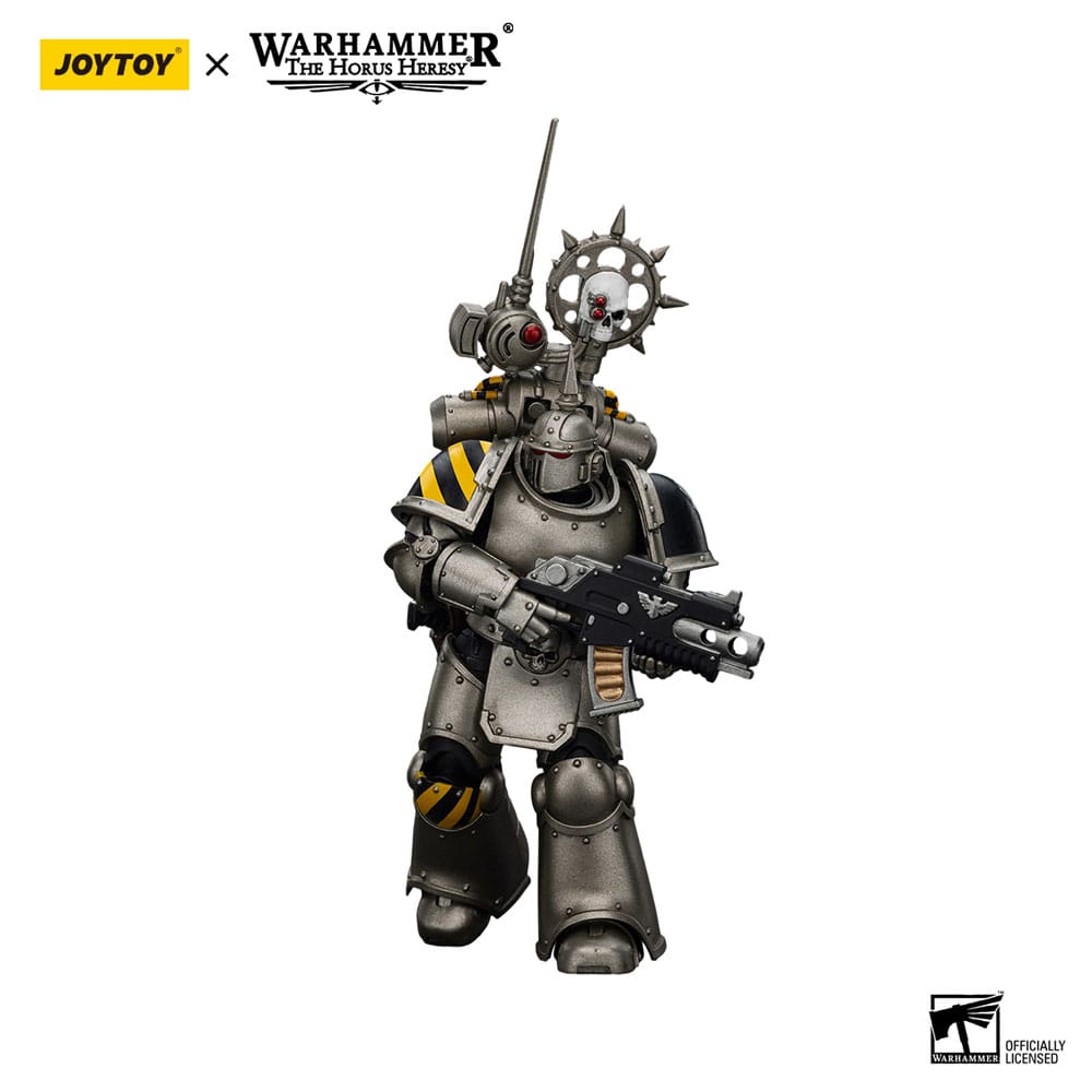 Warhammer The Horus Heresy Action Figure 1/18 lron Warriors MKlIl Tactical Legionary with Nuncio-vox 12 cm 6927054401468
