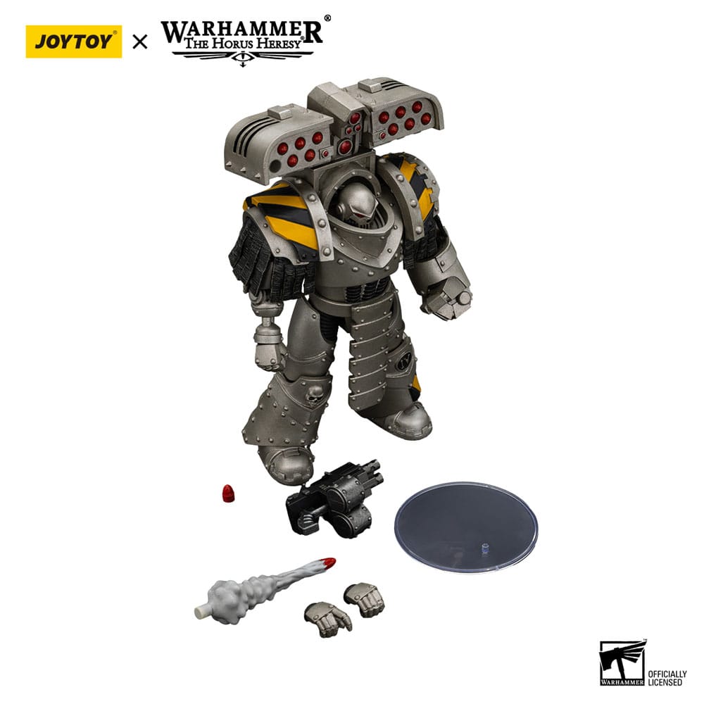 Warhammer The Horus Heresy Action Figure 1/18 lron Warriors Tyrant Siege Master Terminator with Rocket launcher 14 cm 6927054401482