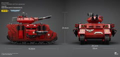 Warhammer 40k Action Figure 1/18 Blood Angels Predator Annihilator with Twin Lascannons 26 cm 6927054401499
