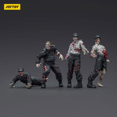 Zombie Dark Source Action Figures 4-Pack Security Guards 8 cm 6927054401543