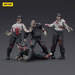 Zombie Dark Source Action Figures 4-Pack Security Guards 8 cm 6927054401543