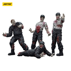 Zombie Dark Source Action Figures 4-Pack Security Guards 8 cm 6927054401543
