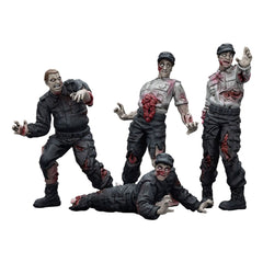 Zombie Dark Source Action Figures 4-Pack Security Guards 8 cm 6927054401543
