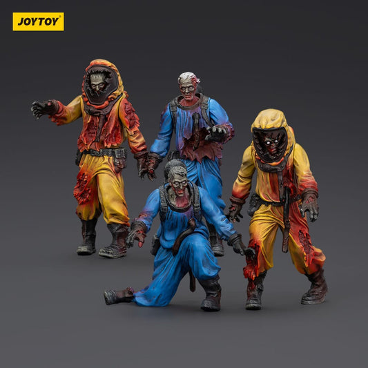 Zombie Dark Source Action Figures 4-Pack Biochemical Lab Team 8 cm 6927054401550