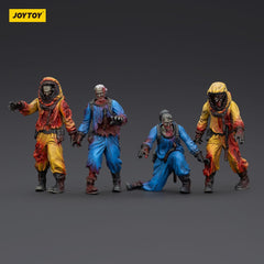 Zombie Dark Source Action Figures 4-Pack Biochemical Lab Team 8 cm 6927054401550