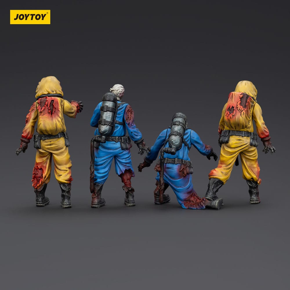 Zombie Dark Source Action Figures 4-Pack Biochemical Lab Team 8 cm 6927054401550