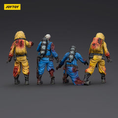 Zombie Dark Source Action Figures 4-Pack Biochemical Lab Team 8 cm 6927054401550