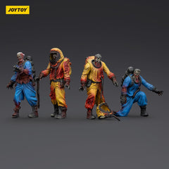 Zombie Dark Source Action Figures 4-Pack Biochemical Lab Team 8 cm 6927054401550