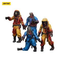 Zombie Dark Source Action Figures 4-Pack Biochemical Lab Team 8 cm 6927054401550