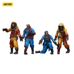Zombie Dark Source Action Figures 4-Pack Biochemical Lab Team 8 cm 6927054401550